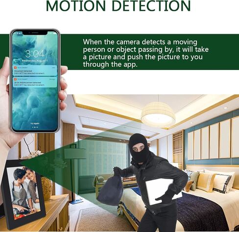 Security Camera, Hidden Spy Camera Photo Frame, WiFi Nanny Cam in Kuwait