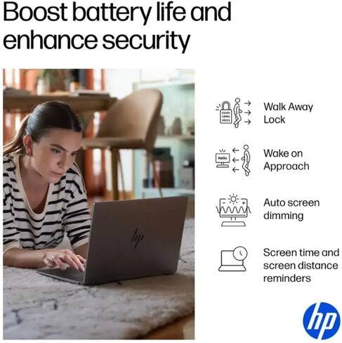 HP Envy 2-in-1 Laptop, OmniBook X Flip 16" FHD+ Touch Copilot+ PC, Intel Core Ultra 7 256V, Intel Arc 140V (8GB), 23H Battery, Win 11, Eclipse Gray, W/Stylus Pen (Win11 Home, 16GB | 2TB SSD) in Kuwait