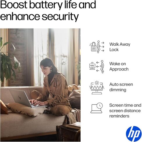 HP OmniBook 7 Flip 16" 2-in-1 Next Gen AI PC, 2K Touchscreen Laptop, Intel Core Ultra 5 226V, 16GB RAM, 512GB SSD, Intel Arc 130V GPU, Windows 11 Home, Copilot+ PC, Glacier Silver, 16-au0000 (Renewed) in Kuwait