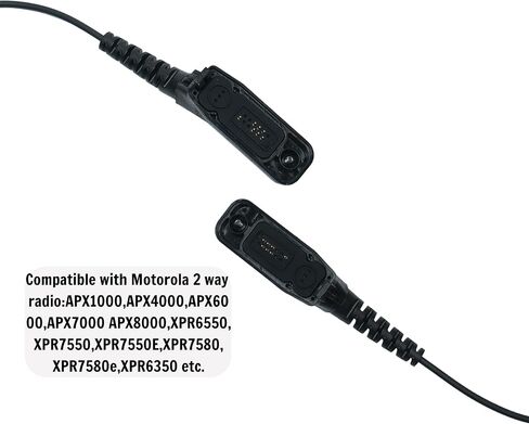 C-Shape Earpiece Compatible with Motorola APX 6000 4000 8000 Radio Headset in Kuwait