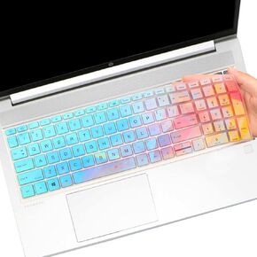 HP Elitebook 650/655 G8-G10 Silicone Keyboard Cover - 15.6 Inch, Colorful in Saudi Arabia
