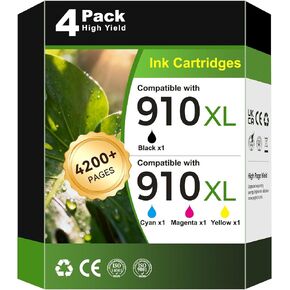 910 910XL Ink Cartridges Combo Pack Compatible for HP 910 Ink 8025e 4 PACK in Saudi Arabia