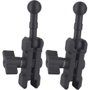 17mm Ball Mount Extension Adapter, 360° Rotation Extension Rod for Jeep Car Air Vent Dashboard 17mm Phone Holder, Compatible with Garmin GPS Mount, Aluminum (2PCS) in Kuwait