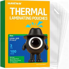 100Pack Legal Size Laminating Sheets 5Mil -8.5"x14" (9x14.5) Laminating Pouches No Bubble Thermal Laminating Sheets for Documents, Menus, Certificates & School/Office Use in Kuwait