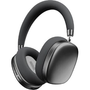 Wentronic YG01 Wireless Over-Ear Headphones, Active Noise Cancelling, Up to 58H Battery Life, Bluetooth 5.3, Great for Travel & Office, USB-C Lossless Audio, Microphone for iPhone Android - Black in Kuwait