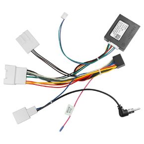 16Pin Android ISO Radio Wiring Harness Adapter – Plug & Play with JBL CANBUS, Retain Steering Wheel Control – Compatible with Toyota Camry, RAV4, Highlander (Select Models) in Kuwait