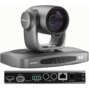 4K NDI PTZ Camera with 21X Optical Zoom, AI Auto Tracking, HDMI USB LAN PoE, Conference Room Camera for Church Live Streaming, Video Conference, OBS, vMix and Worship Services in Kuwait