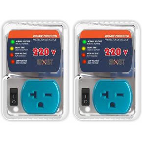 [ETL Listed] BXST Refrigerator Surge Protector, Single Outlet Voltage Protector 120V for Home Appliances, Adjustable UnderVoltage, 15A 1800W, 2 Pack in Saudi Arabia