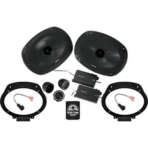 KICKER Front Door 6x9 Speakers Kit for Chevrolet Camaro 2016-2024 Upgrade Kit - Pair of CS Series 6x9 Inch Component Speakers with Adapters and Harnesses - CSS69, 46CSS694 in Kuwait