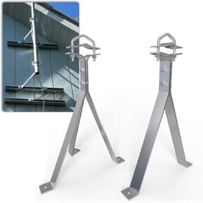 12" Heavy-Duty Antenna Mast, Antenna Wall Mount, Windproof Antenna Mounting Bracket for TV Antenna Mast (3-Leg + 2-Leg) in Saudi Arabia
