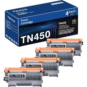 TN450 Black High Yield Toner Cartridge Compatible Brother TN450(2pack) in Saudi Arabia
