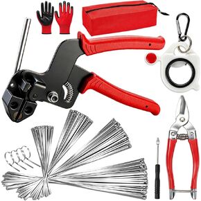 Stainless Steel Cable Tie Gun Kit – 500 Pcs (6, 8, 12, 16 in) Metal Zip Tie in Kuwait