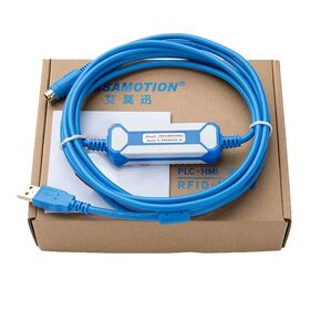 Suitable for USB-SLB2053RASL1 PLC Programming Cable EC Series Data Download Cable Blue Gold Plated in Kuwait