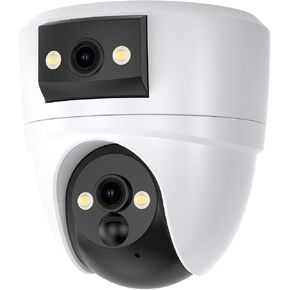 VSTARCAM 6MP Dual Lens Indoor Security Camera Wireless, 2.4G/5G WiFi Dual-Band with 360° PTZ & AI Auto Tracking, Color Night Vision, Two-Way Audio, Baby Monitor Pet Camera for 24/7 Home Security in Kuwait