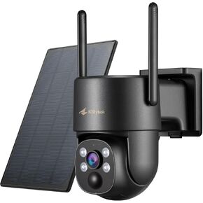 Kittyhok PT Solar Camera Security Outdoor, 2K FHD Wireless Security Camera in Kuwait