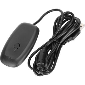 Gecheer Wireless Gaming Receiver Adapter, PC USB Controller Dongle for 360, ABS Material, Compatible with 4 Controllers & Headsets, Plug and Play in Saudi Arabia