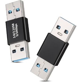 2 Pack 3.0/3.1 USB to USB Adapter, OTG 3.0 USBMale to Male in Kuwait