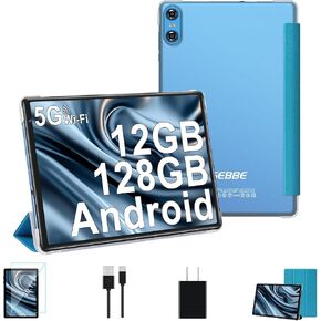 SEBBE Tablet 11 Inch Android, Gemini AI Screen 2K, 16GB RAM +256G + 1TB TF, 10000mAh, 2.0 GHz Octa-Core,Widevine L1,8 MP + 20 MP+2 MP,2000 * 1200 Pixels,5G WiFi,Bluetooth 5.0 - Silver in Kuwait