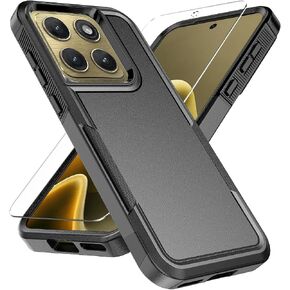 for Motorola Moto Edge 2026 Case with Tempered Glass Screen Protector in Kuwait
