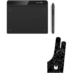 Drawing Tablet XPPen StarG640 Digital Graphic Tablet 6x4 Inch Art Tablet & Digital Drawing Glove - Two-Finger Artist Glove with Cute Cat Print in Kuwait