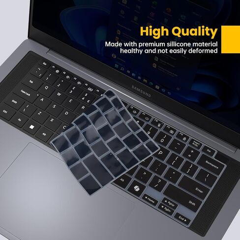 Keyboard Cover Skin for 2026 Samsung Galaxy Book 6 NP944XJG NP744BJG 14", Galaxy Book6 Pro/Ultra 14 & 16 inch NP944XJG NP964XJG NP964UJG Laptop Keyboard Protector(Not Fit GalaxyBook 5/4/3), Black in Kuwait