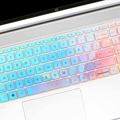 HP Elitebook 650/655 G8-G10 Silicone Keyboard Cover - 15.6 Inch, Colorful in Saudi Arabia