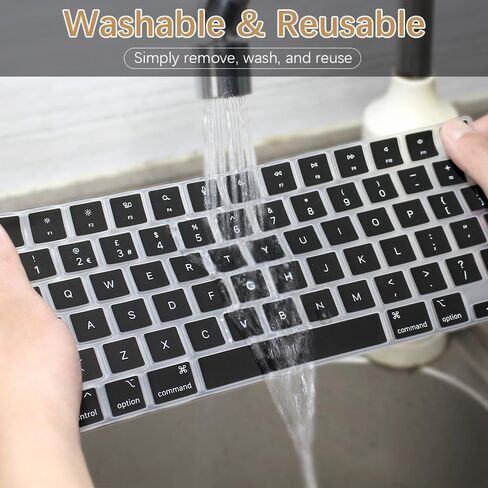 Keyboard Cover Skin for 2026 MacBook Pro 14/16 inches M5-M1 in Saudi Arabia