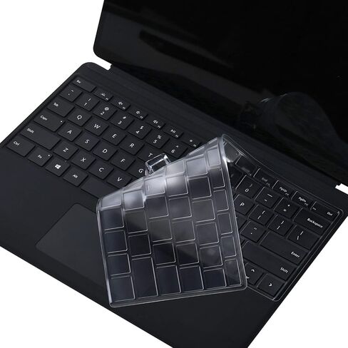 Ultra Thin Transparency Keyboard Cover Protector Skin for 13-Inch 2024+ Microsoft Surface Pro 11, 2021~2024+ Surface Pro 8/9/10 13", 2021 Version Microsoft Surface Pro X 13“,US Keyboard in Kuwait