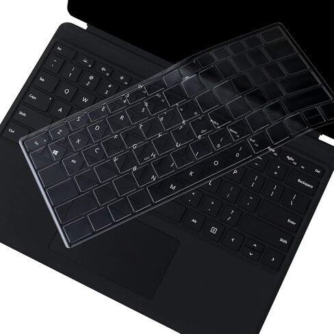 Ultra Thin Transparency Keyboard Cover Protector Skin for 13-Inch 2024+ Microsoft Surface Pro 11, 2021~2024+ Surface Pro 8/9/10 13", 2021 Version Microsoft Surface Pro X 13“,US Keyboard in Kuwait