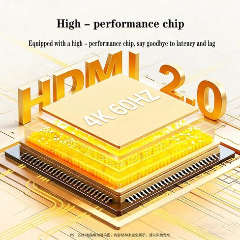 HDMI Splitter 1 in 2 Out-HDCP 2.2, 18Gbps 4K@60Hz HDR10,Splitter for Dual Monitors Support EDID Management, for Laptops/PS5/X Box/TV/Roku/PC/Monitor(1 Source to 2 Displays) in Kuwait