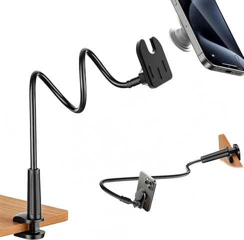 Gooseneck Phone Holder for Pop Socket Flexible Desktop Phone Stand Compatible with All Sockets Grips in Kuwait