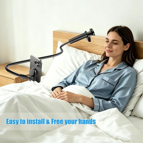 Gooseneck Phone Holder for Pop Socket Flexible Desktop Phone Stand Compatible with All Sockets Grips in Kuwait