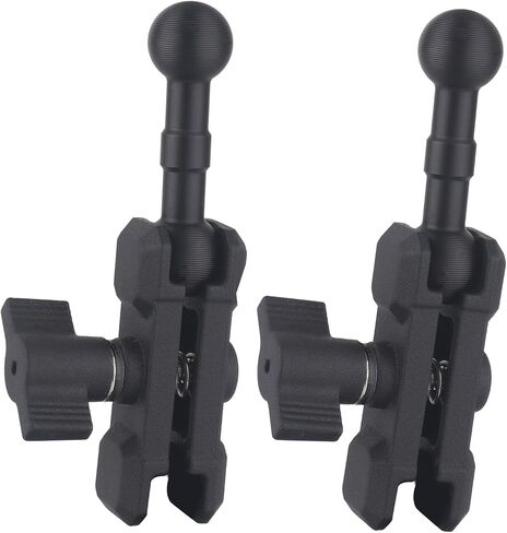 17mm Ball Mount Extension Adapter, 360° Rotation Extension Rod for Jeep Car Air Vent Dashboard 17mm Phone Holder, Compatible with Garmin GPS Mount, Aluminum (2PCS) in Kuwait