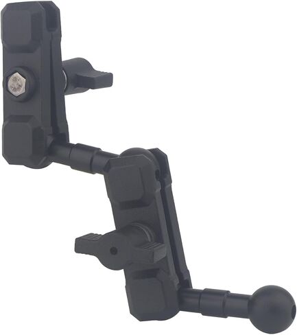17mm Ball Mount Extension Adapter, 360° Rotation Extension Rod for Jeep Car Air Vent Dashboard 17mm Phone Holder, Compatible with Garmin GPS Mount, Aluminum (2PCS) in Kuwait
