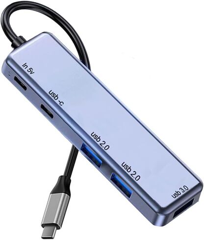 USB C HUB 3.0, USB Multiport Adapter Expander with 100W Power Delivery 1 Type-C and 3 USB Data Transfer Ports, Powered Type C Hub Dongle for MacBook Pro, iPad Air Mini, iPhone 16 15 Pro in Kuwait