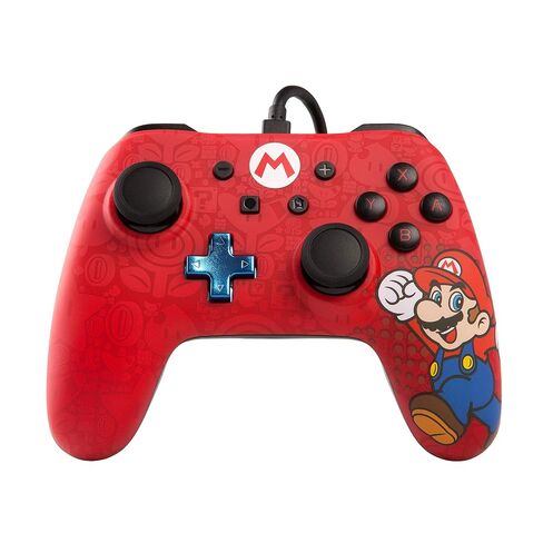 PowerA Wired Controller for Nintendo Switch - Mario, Gamepad, Game controller, Wired controller, Officially licensed in Kuwait