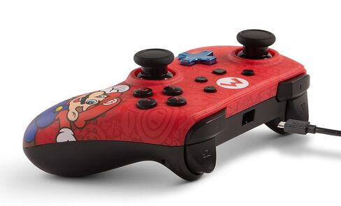 PowerA Wired Controller for Nintendo Switch - Mario, Gamepad, Game controller, Wired controller, Officially licensed in Kuwait