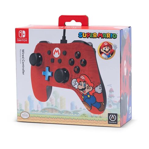 PowerA Wired Controller for Nintendo Switch - Mario, Gamepad, Game controller, Wired controller, Officially licensed in Kuwait