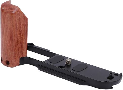 Camera L Shape Handle with Strong Aluminum Alloy Frame for X-T50 Camera, Wooden Handle for Comfortable Grip in Kuwait