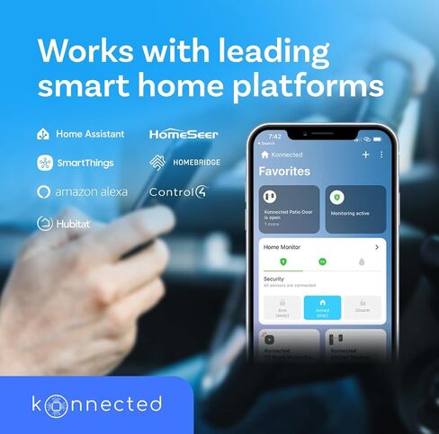 12-Zone Wired Smart Alarm Panel - Konnected Alarm Panel Pro (Board Only) - Make Wired Alarm System Smart - SmartThings, Alexa - No Batteries - No Monthly Subscription - Wi-Fi - Ethernet - PoE in Kuwait