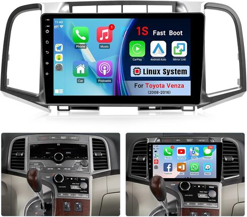 9inch Screen for Toyota Venza 2008-2016 Car Radio with Carplay Android Auto in Kuwait