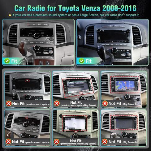9inch Screen for Toyota Venza 2008-2016 Car Radio with Carplay Android Auto in Kuwait