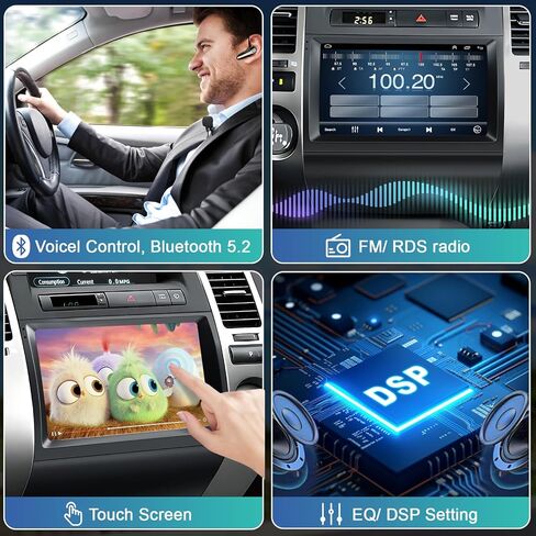 8Core Car Radio for Toyota Prius 2003-2009 Wireless Carplay Android in Kuwait