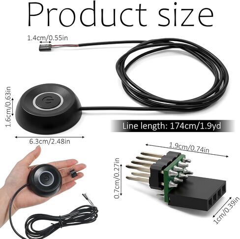 PC Power Button, PC External Power Switch Remote PC-Powers Switch in Kuwait