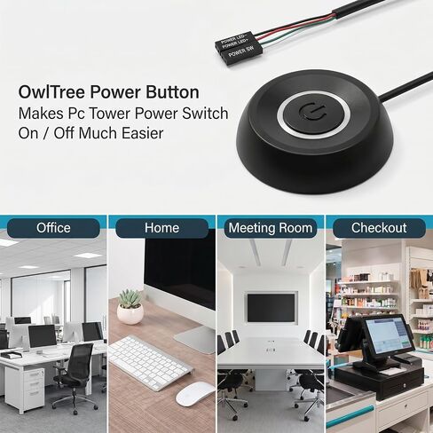 PC Power Button, PC External Power Switch Remote PC-Powers Switch in Kuwait
