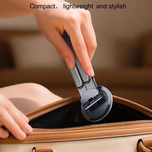 Adjustable Laptop Stand for Desk,Portable Metal Laptop Riser,Ergonomic Foldable Computer Stand,Lightweight Easy Storage,Collaborative Work,Compatible with MacBook/Dell/HP/Lenovo/Laptops up to17 inches in Kuwait