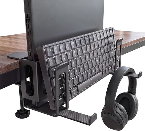 Laptop Stand Vertical, 2-Slot Under Desk Laptop Holder in Kuwait