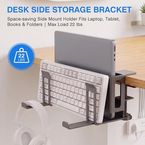 Laptop Stand Vertical, 2-Slot Under Desk Laptop Holder in Kuwait