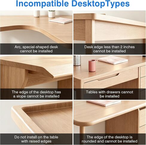 Laptop Stand Vertical, 2-Slot Under Desk Laptop Holder in Kuwait
