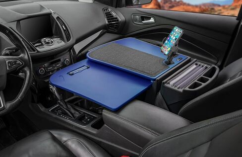 AutoExec GripMaster Car Desk for Your Vehicle Workstation and Mobile Office, Blue, with Phone Mount in Kuwait
